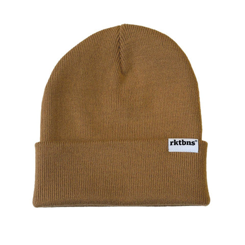 Beanie Logo Patch - sand