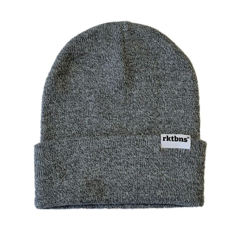 Beanie Logo Patch - gray
