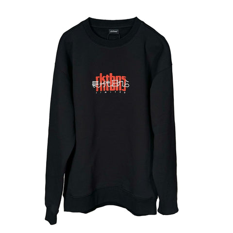 Unisex Sweater Return black/red