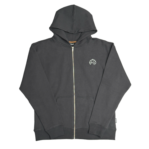 Unisex Zipper “Croissant” black