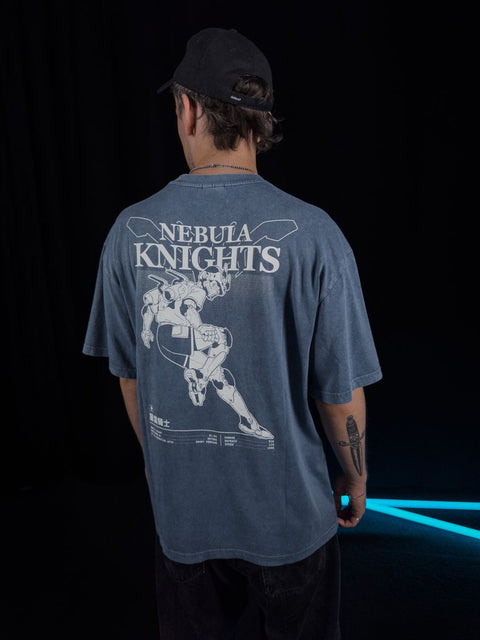 Unisex Shirt “Nebula Knights” acid blue