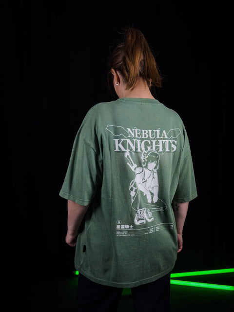 Unisex Shirt “Nebula Knights” acid green