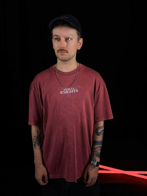Unisex Shirt “Nebula Knights” acid red