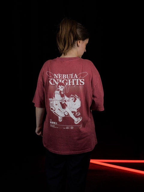 Unisex Shirt “Nebula Knights” acid red