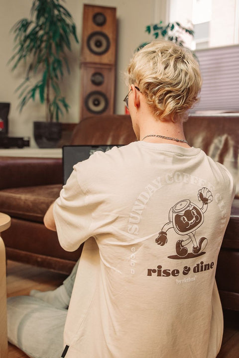 Unisex T-Shirt “Coffee” sand