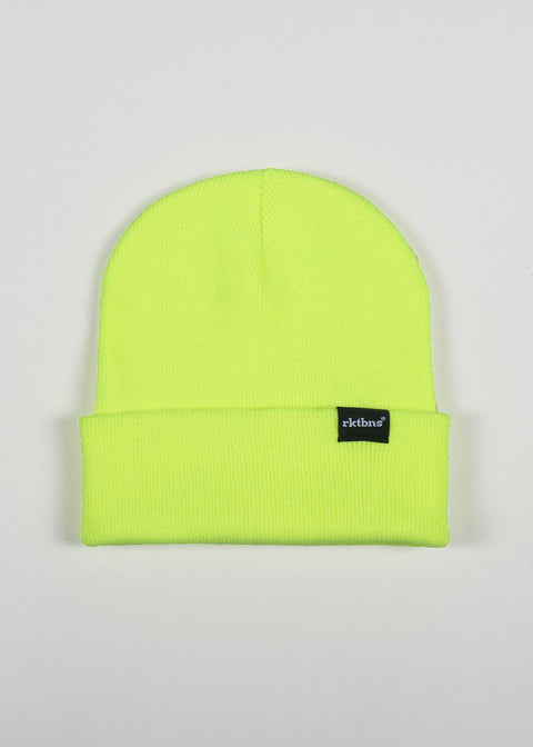 Beanie OG Patch - neon yellow