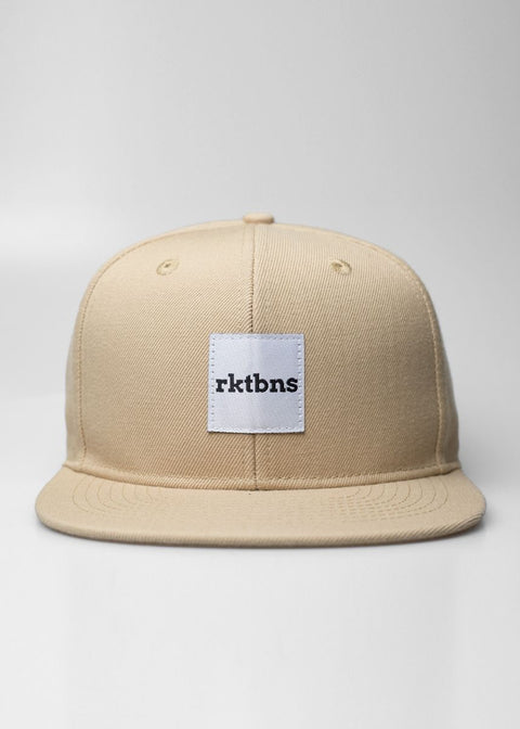 Snapback Cap OG Logo Patch - sand white