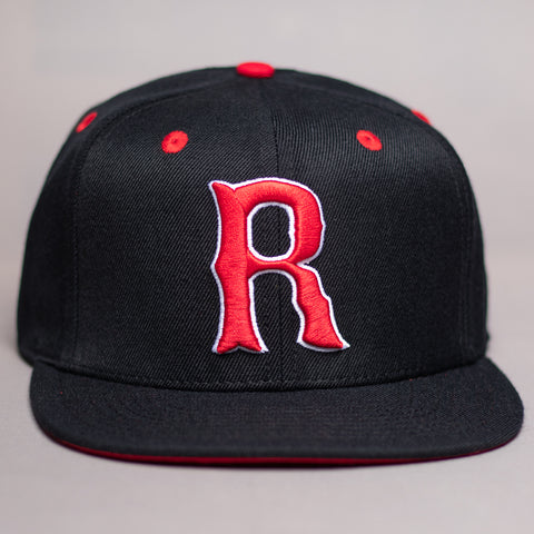 Snapback Cap OG R - black red