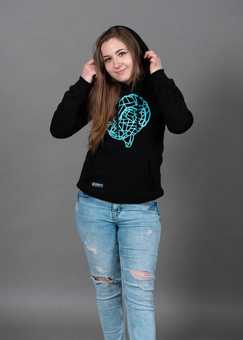Women Hoodie DGBN - black