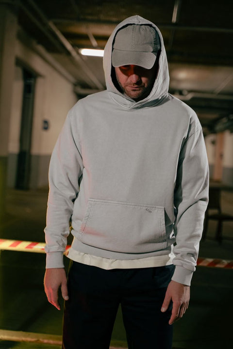 Unisex rktbns "Lost Hoodie" - washed light grey