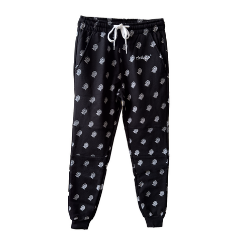 Unisex Sweatpants Beans - black