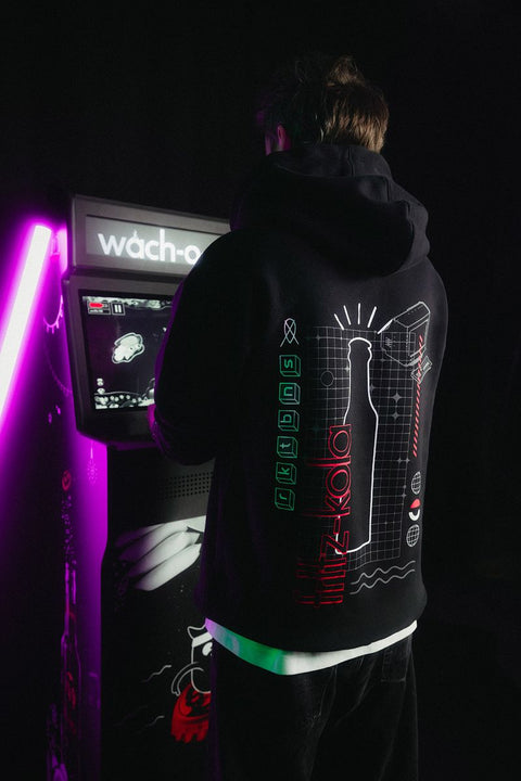 Unisex Hoodie “Collage” - black