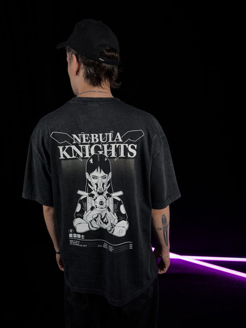 Unisex Shirt “Nebula Knights” acid black