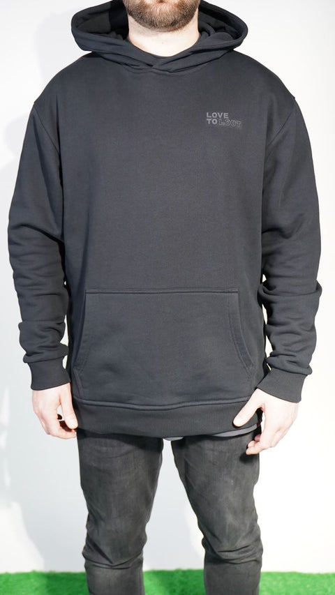 Unisex Hoodie “Love to Loot” - all black