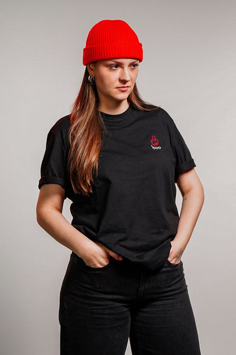 Unisex T-Shirt "Boo" - black