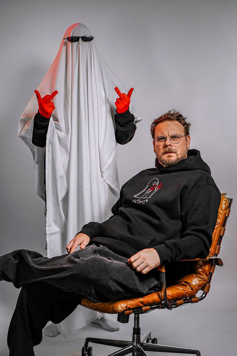 Unisex Hoodie “Ghosty” - black
