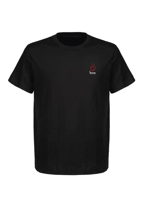 Unisex T-Shirt "Boo" - black