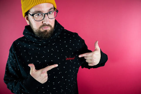 Unisex Hoodie “Pixel” - jet black