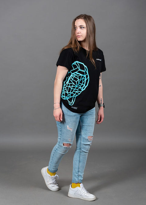 Women T-Shirt Big DGBN - black